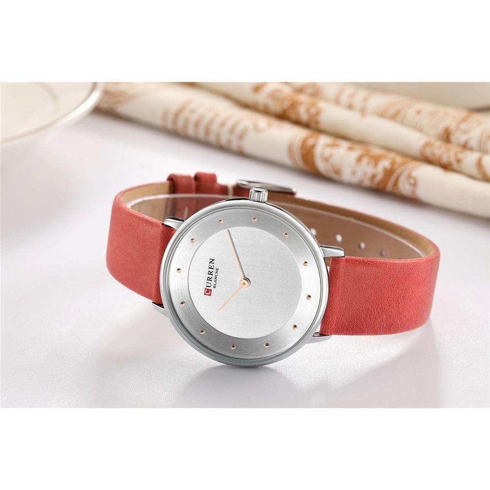 CURREN 9033 Jam Tangan Wanita Analog Tali Kulit WK-SBY