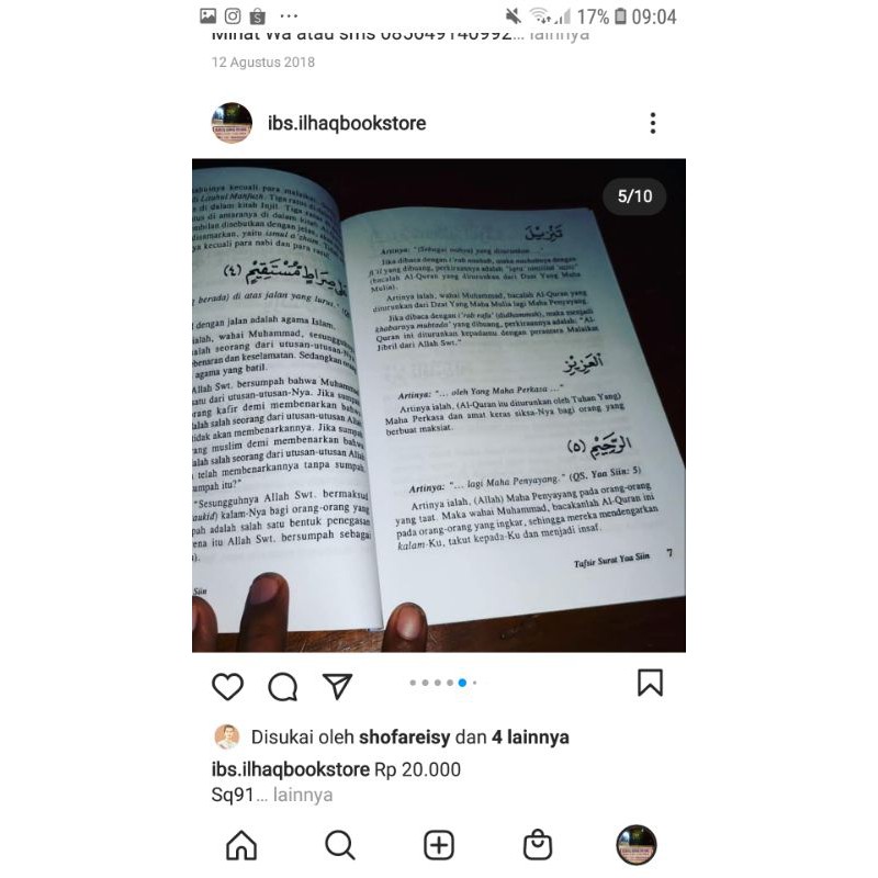 Terjemah tafsir surat yasin penjelasan bacaan arti asbabunnuzul dan keutamaannya