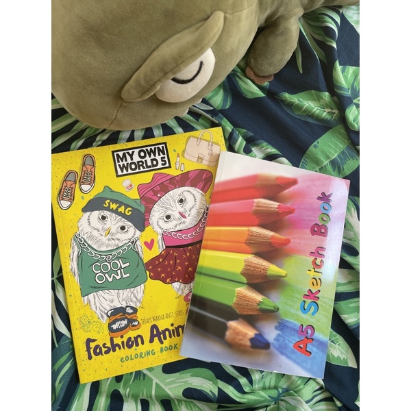 

2 IN 1 SKECTH BOOK + ADULT COLORING BOOK