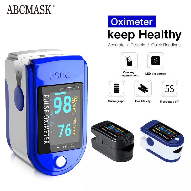 Alat Pengukur Detak Jantung Kadar Oksigen Oximeter - AB01PO