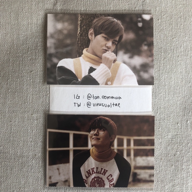 BTS 2nd Muster 22920 Mini photocard mpc taehyung jhope hoseok v pc