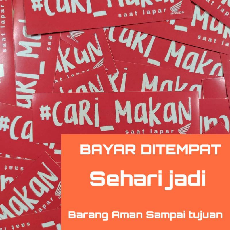 Sticker Custom Produk Termurah