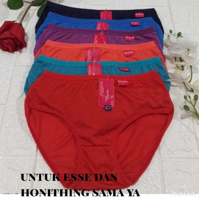 GROSIR UNDIES ESSE SIZE M-XXL/CELANA DALAM WANITA MEREK ESSE