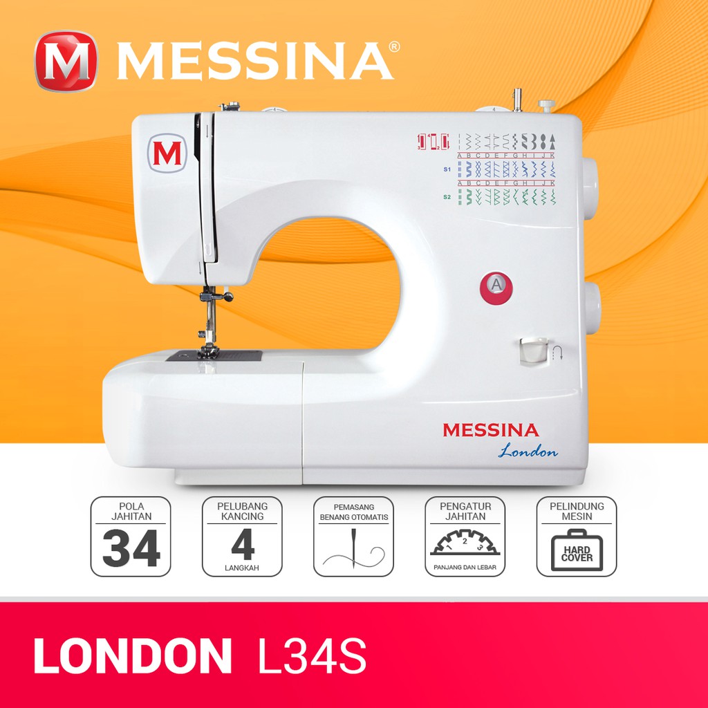 Messina London L34S Mesin Jahit Portable