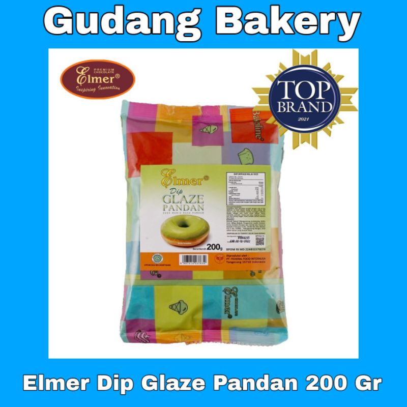 

Elmer Dip Glaze Pandan 200 Gr
