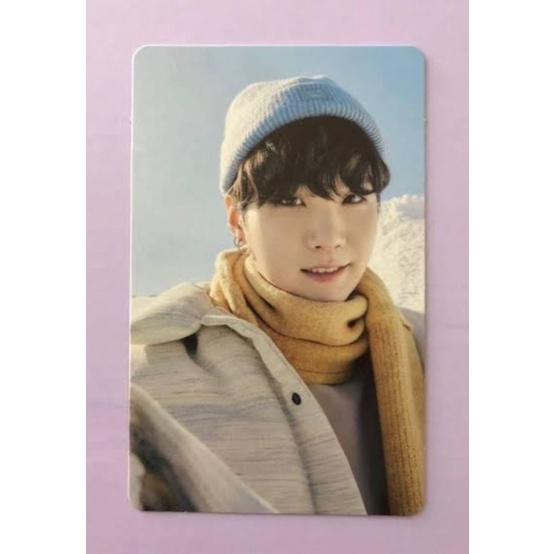 [READY INA] OFFICIAL BTS SUGA YOONGI WINTER PACKAGE WINPACK 2021 PHOTOCARD PC