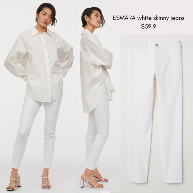 DISKON ESMARA white highwaist skinny jeans BURUAN ORDERI