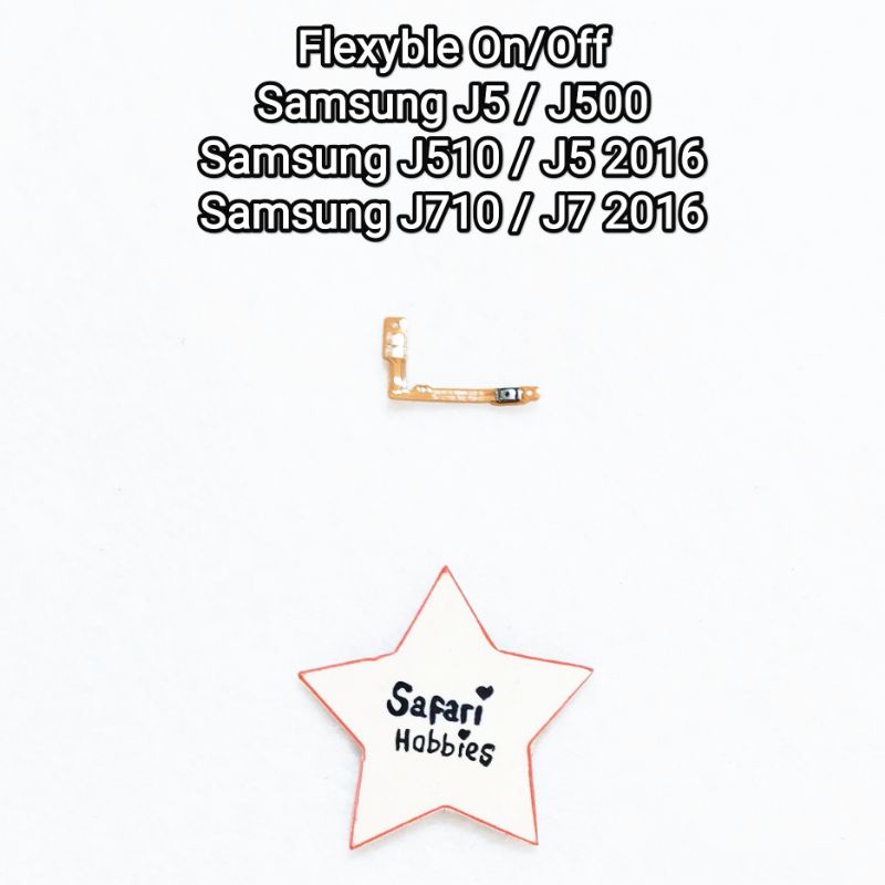 Flexyble On/Off Samsung J5 / J500 / J510 / J5 2016 / J710 / J7 2016