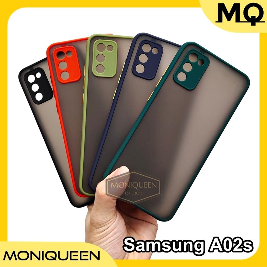 Hybrid Aero Case Samsung A10S A20S A50S A21S A70S A51 A11 M11 A01 CORE Lens Camera Cover Soft Case-Samsung A02s