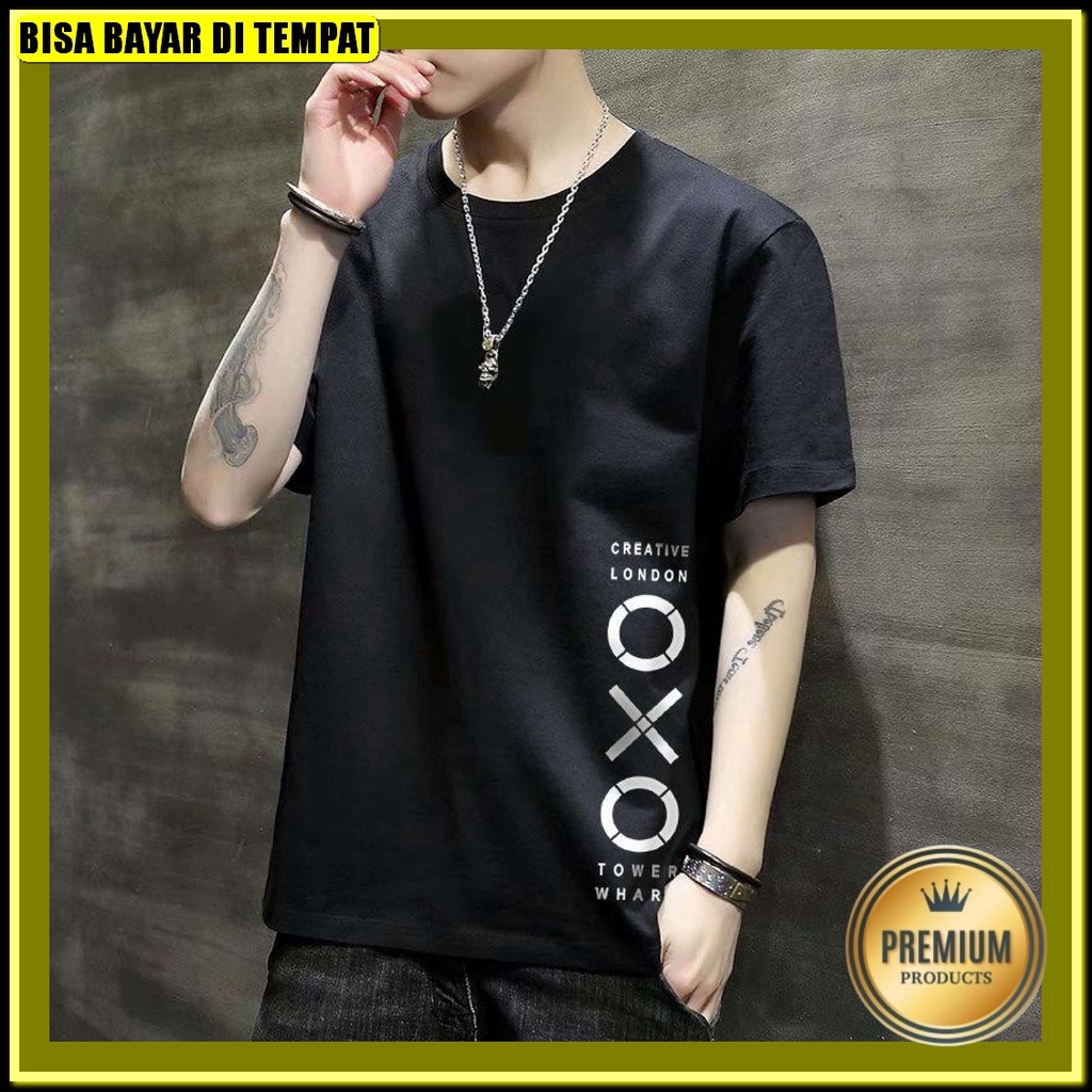 Kaos Laki Import Basic Dewasa Unisex Baju Keren Cowok Kaos Distro Kaos 3Second Pakaian Pria Baju Pri