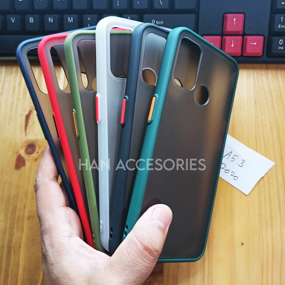 OPPO A12/A31/A52/A53/A72/A92 Case Fuze Dove / Hardcase / Matte Colour