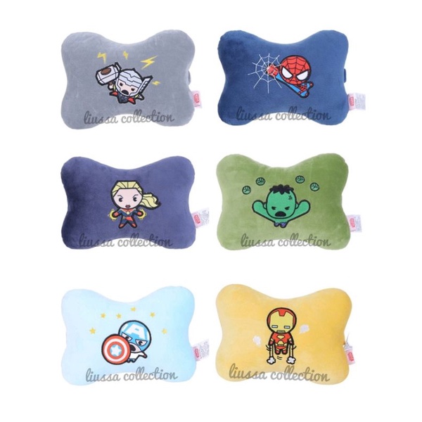 Bantal Mobil Miniso - Marvel Bone Pillow