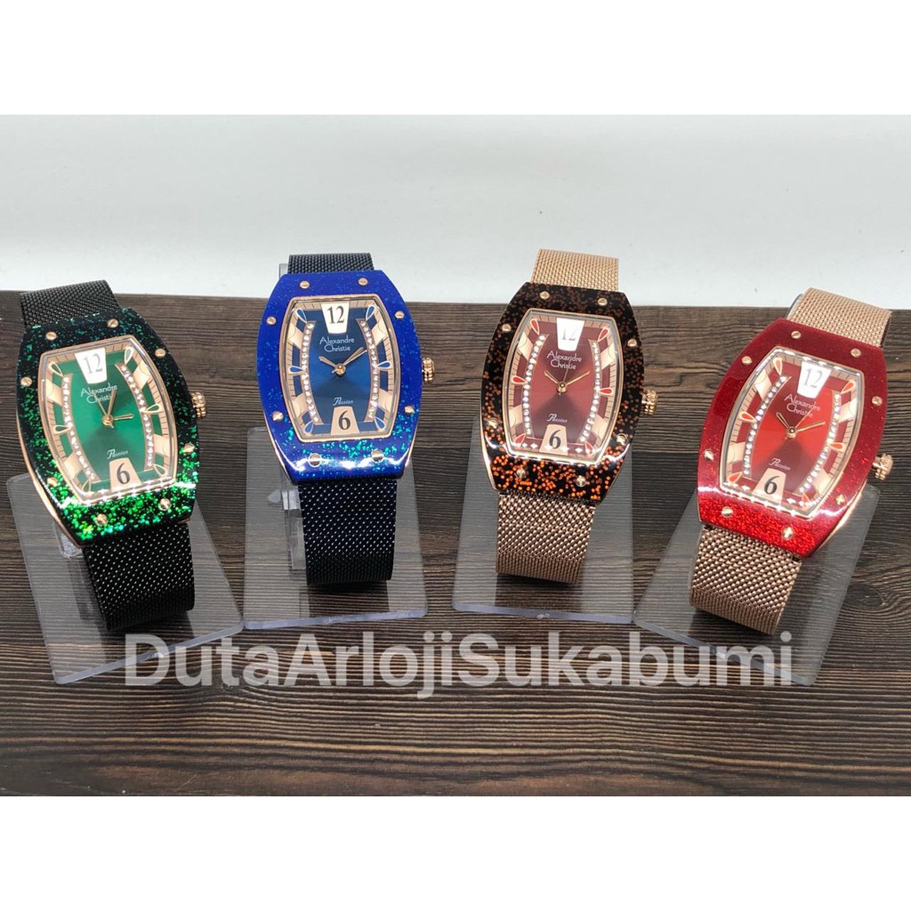 Jam Tangan Wanita Alexandre Christie 2856LH Tali Pasir