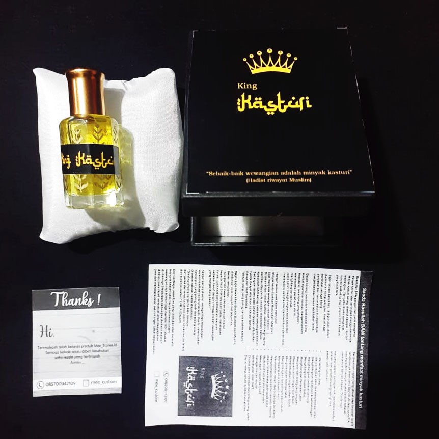 Kasturi Original Minyak Parfum/Minyak Original bibit impor non Alkhohol [PROMO BELI 1 GRATIS 1]