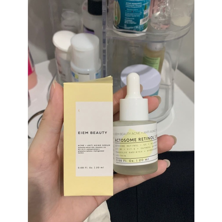 Serum Acne + Anti Aging Serum, actosome retinol 1.5% by EIEM BEAUTY BPOM SIAPP KIRIM