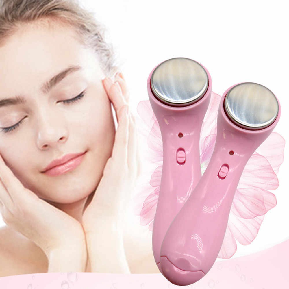 ZILLO Setrika Wajah Ion Face Massager Ultrasonic Makeup Tools Alat Pijat untuk Memudarkan Kerutan Di Kulit Muka