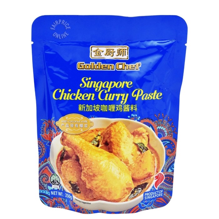 

KUALITAS TERBAIK - GOLDEN CHEF SINGAPORE CHICKEN CURRY PASTE 250G