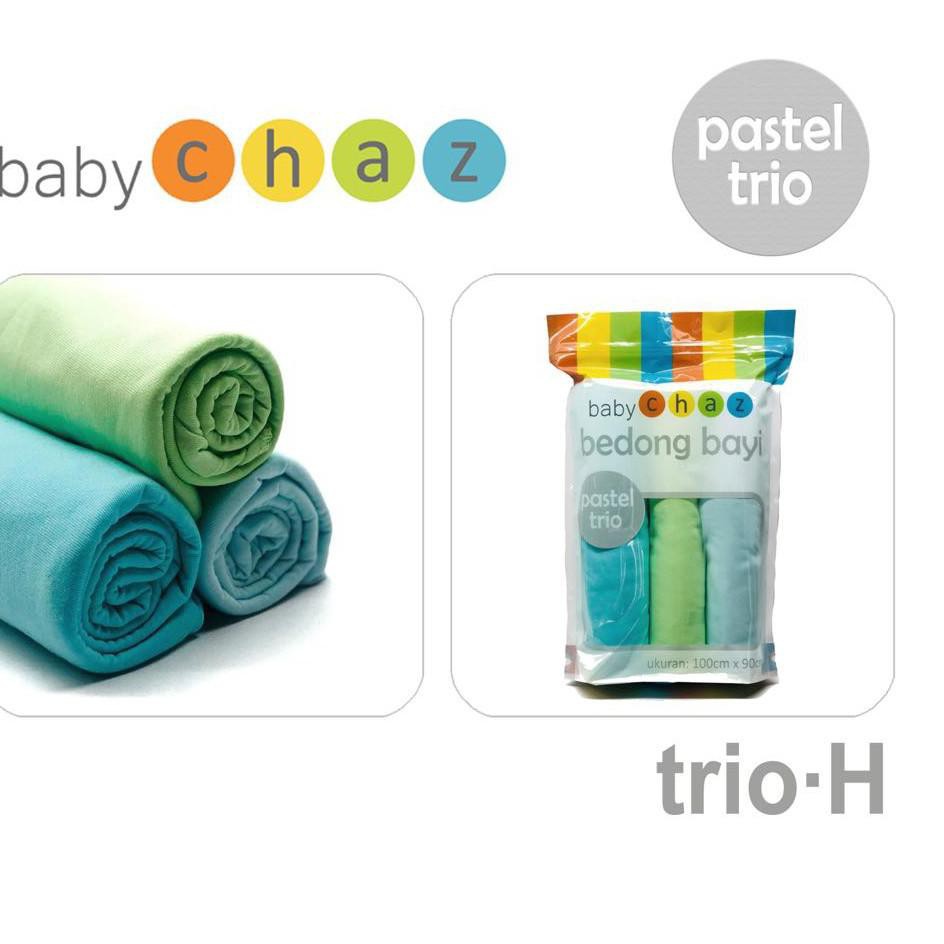 Baby Chaz Bedong Bayi Warna Pastel Trio Isi 3pcs