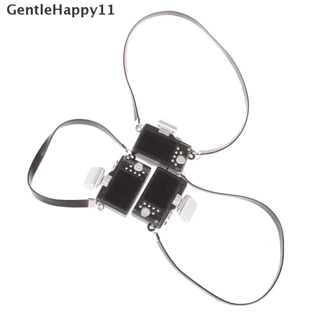 Gentlehappy 1pc Rumah Boneka Miniatur Sabuk Mini Kamera Boneka Aksesoris Dekorasi Mainan