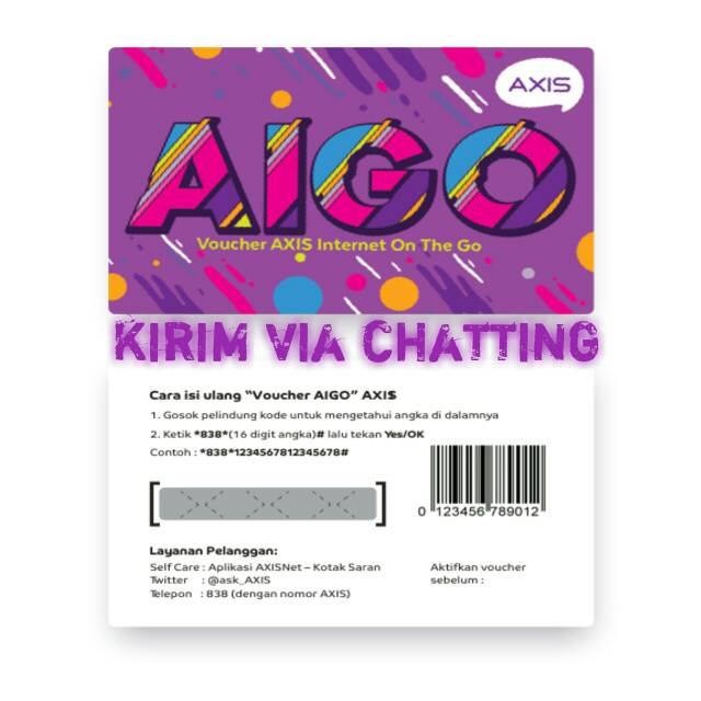 Vocher Axis 1 Gb =24jam