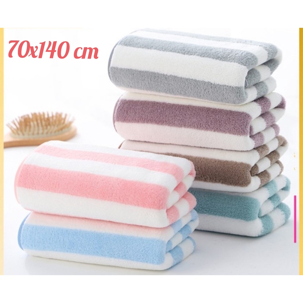 Handuk Microfiber 70x140cm - Handuk mandi microfiber impor