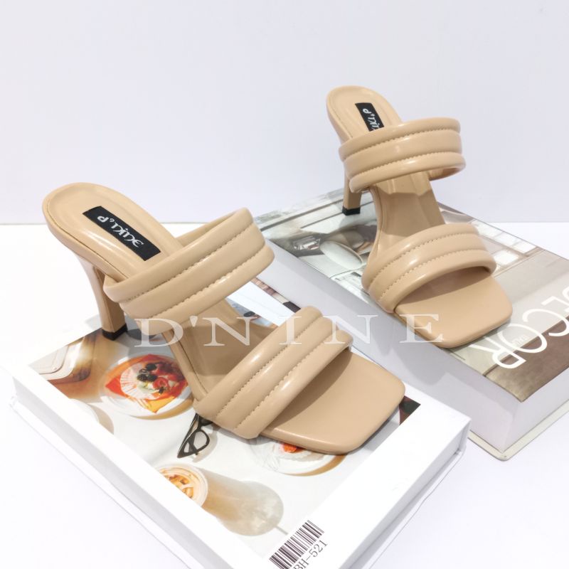 JOYYA Sandal Wanita Heels double strap busa YY 01