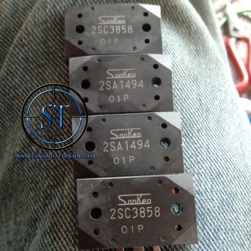 Transistor SANKEN ASLI ORIGINAL JAPAN SET SA 1494 -SC 3858 1494/3858 TR