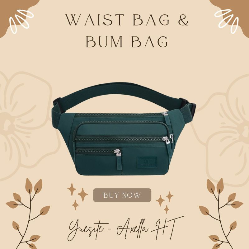 YUESITE AXELLA HT WAISTBAG TAS PINGGANG WANITA BUMBAG WATERPROOF