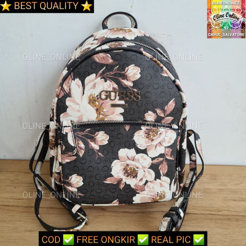 (WODB) Tas BP CONLEY backpack floral ransel logo 4g tas punggung gb kuliah healing jalan jalan mommy bag diaper bag