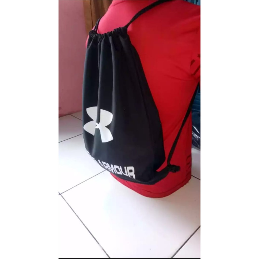 Tas Serut UA  Gymsack String Bag Tas Futsal Sepak Bola UA_PURANGSAKATO SHOP