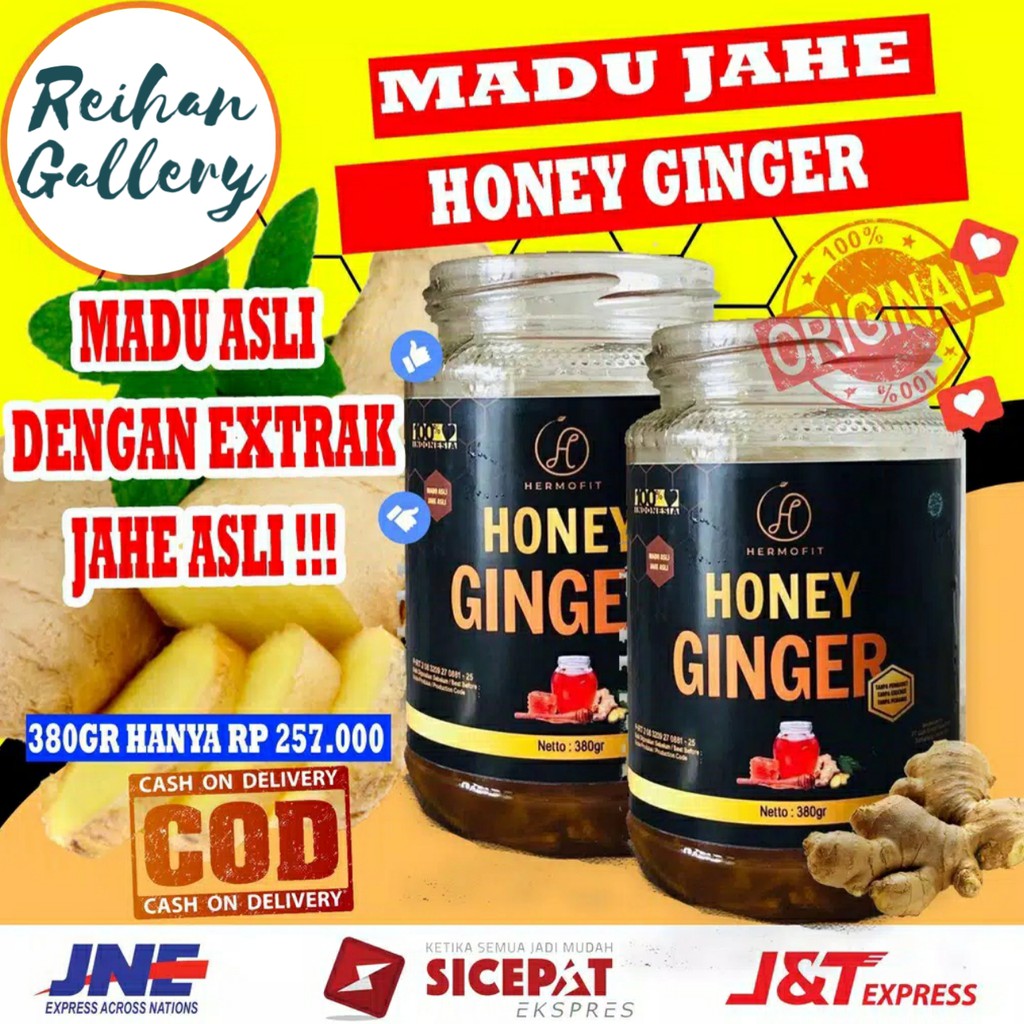 

Madu Murni Asli Hermofit Honey Ginger Minuman Sehat Jantung Obat Herbal Alami Meredakan Peradangan