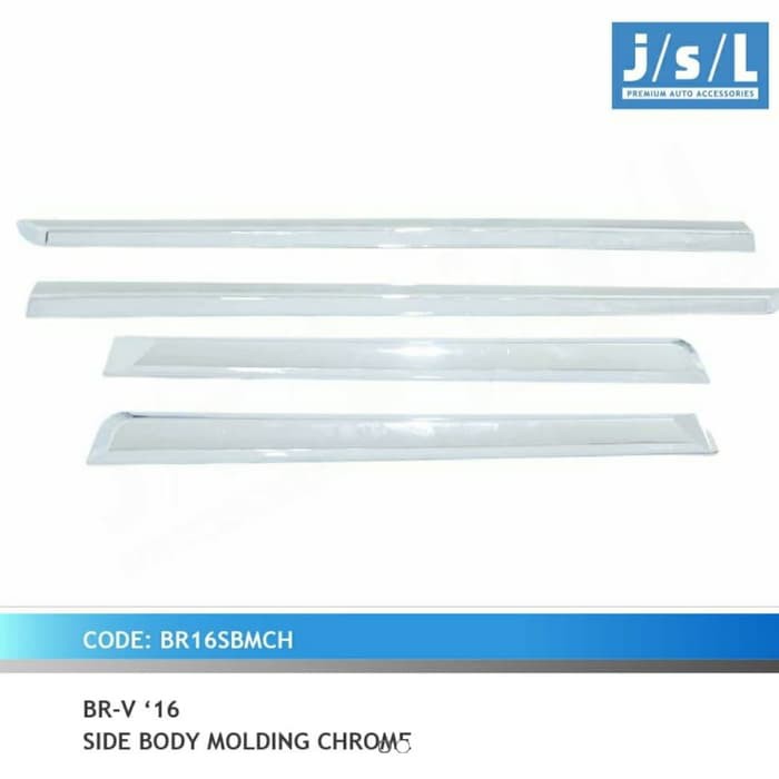 List Body Samping Mobil Brv Chrome Jsl