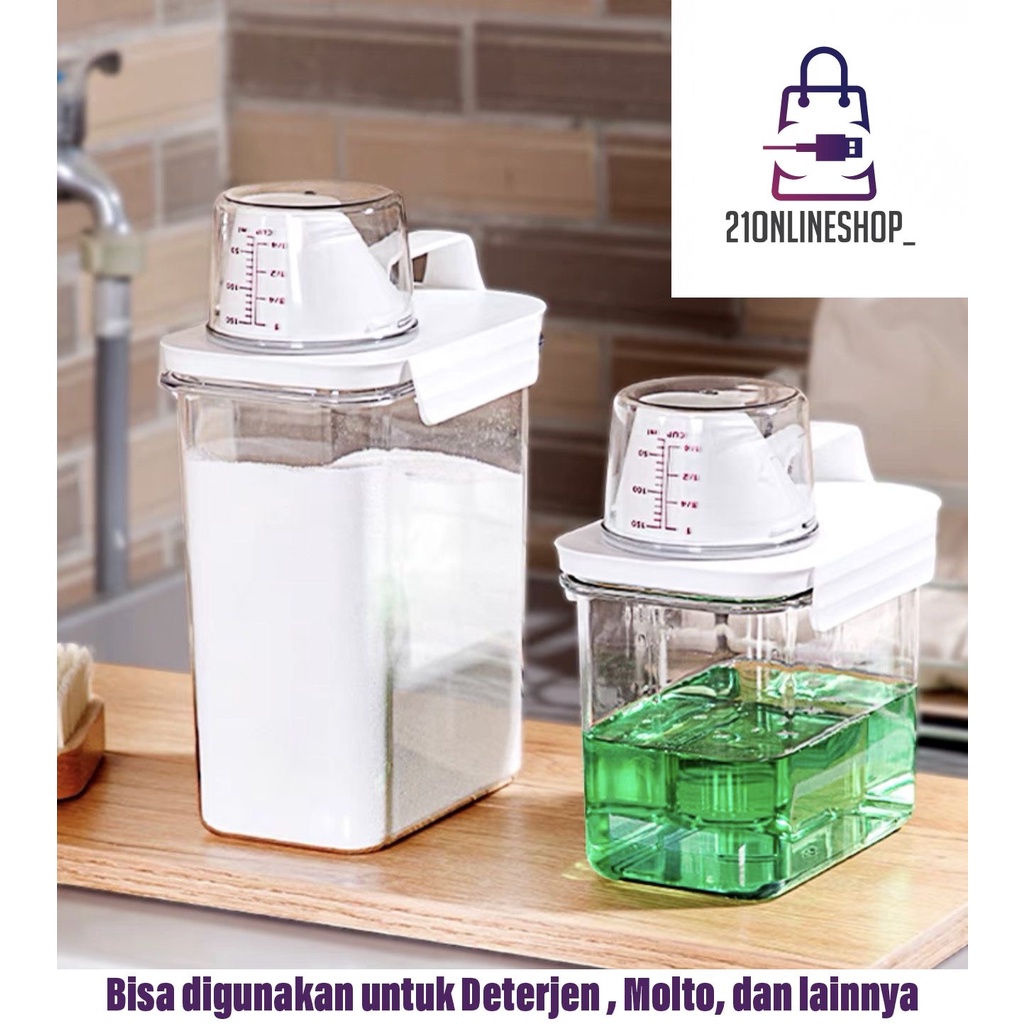 Laundry Bottle Botol Container Cereal Deterjen Pewangi Bubuk dan Cair