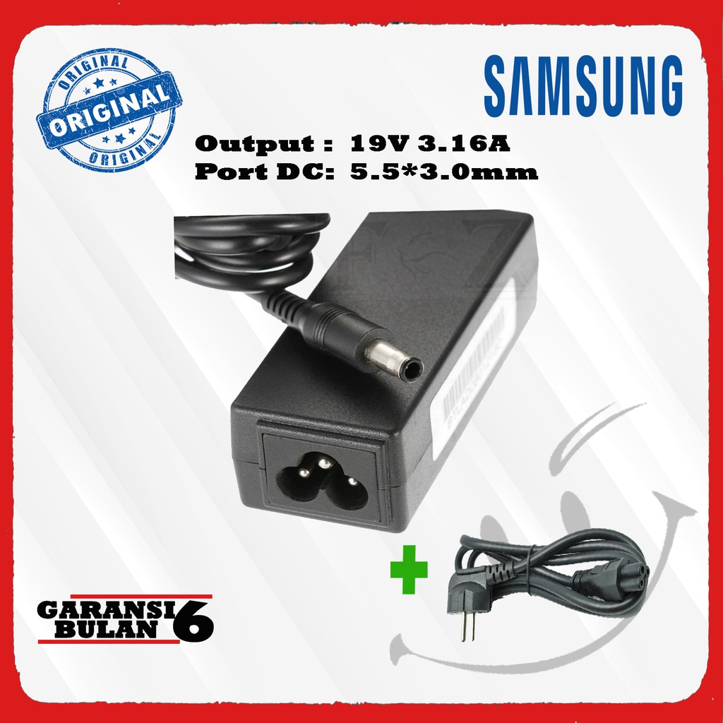 Charger Laptop Samsung NP300E4X NP275E4V NP355E4X NP270E4V RV413 NP355V4X ORIGINAL