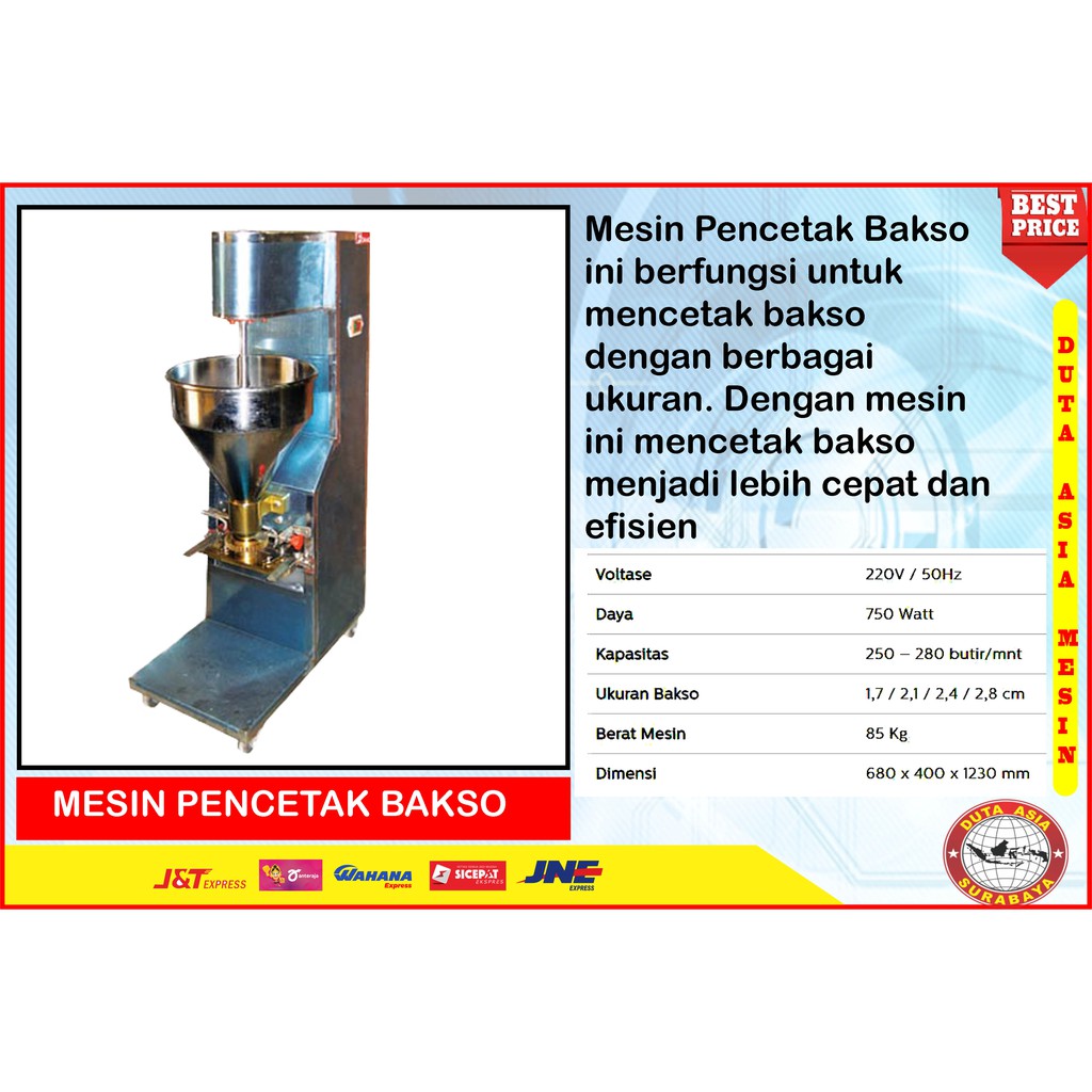 MESIN PENCETAK BAKSO BULAT