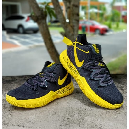 Jual NIKE KYRIE 5 BLACK YELLOW | Shopee 