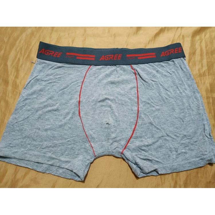 CD Boxer Pria Agree Katun Soft Comfort S Size M - XL