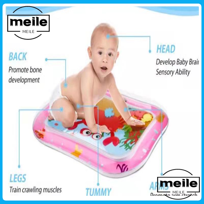 Matras air bayi mainan main anak Baby Kids Water Play Mat playmat Mainan edukatif edukasi /PVC Soft