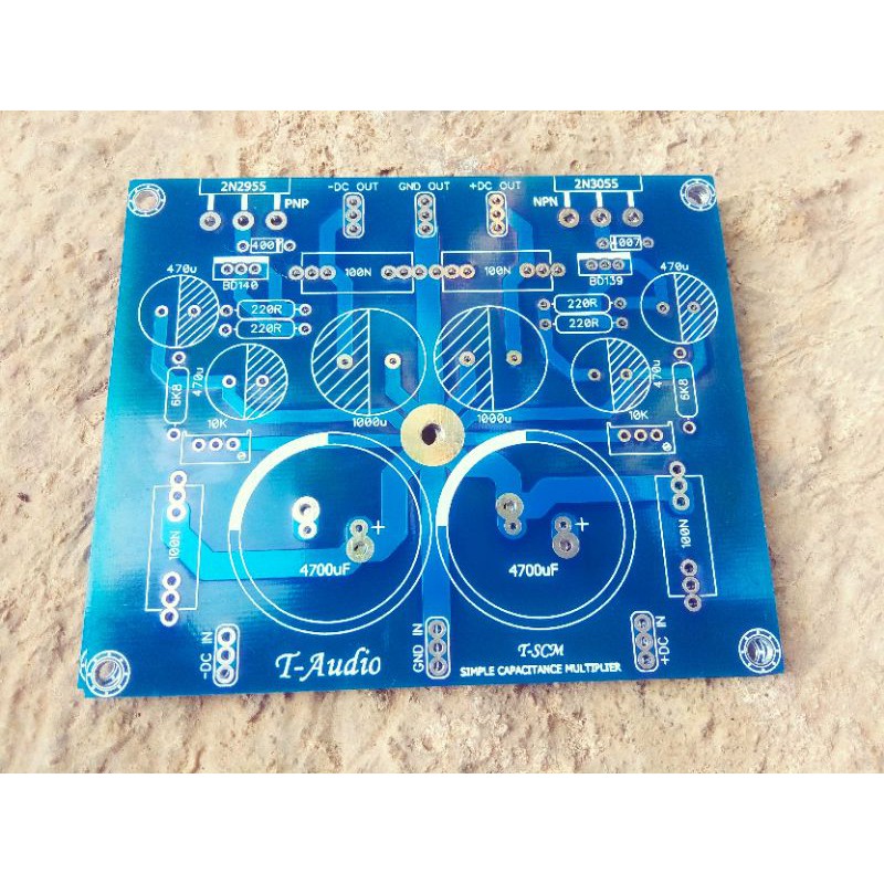 Jual PCB TSCM SIMPLE CAPACITANCE MULTIPLIER TRANSISTOR Shopee Indonesia