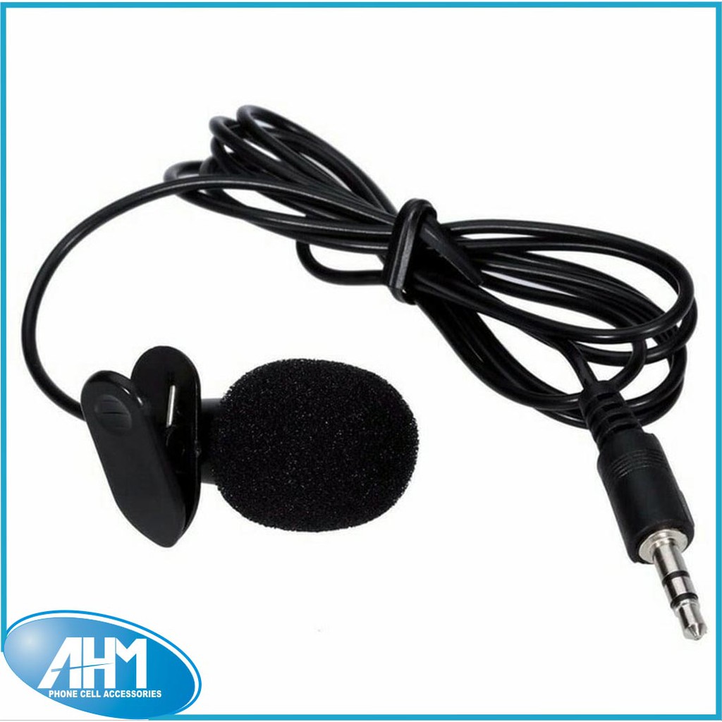 MICROPHONE DENGAN KLIP SOCKET 3.5 mm