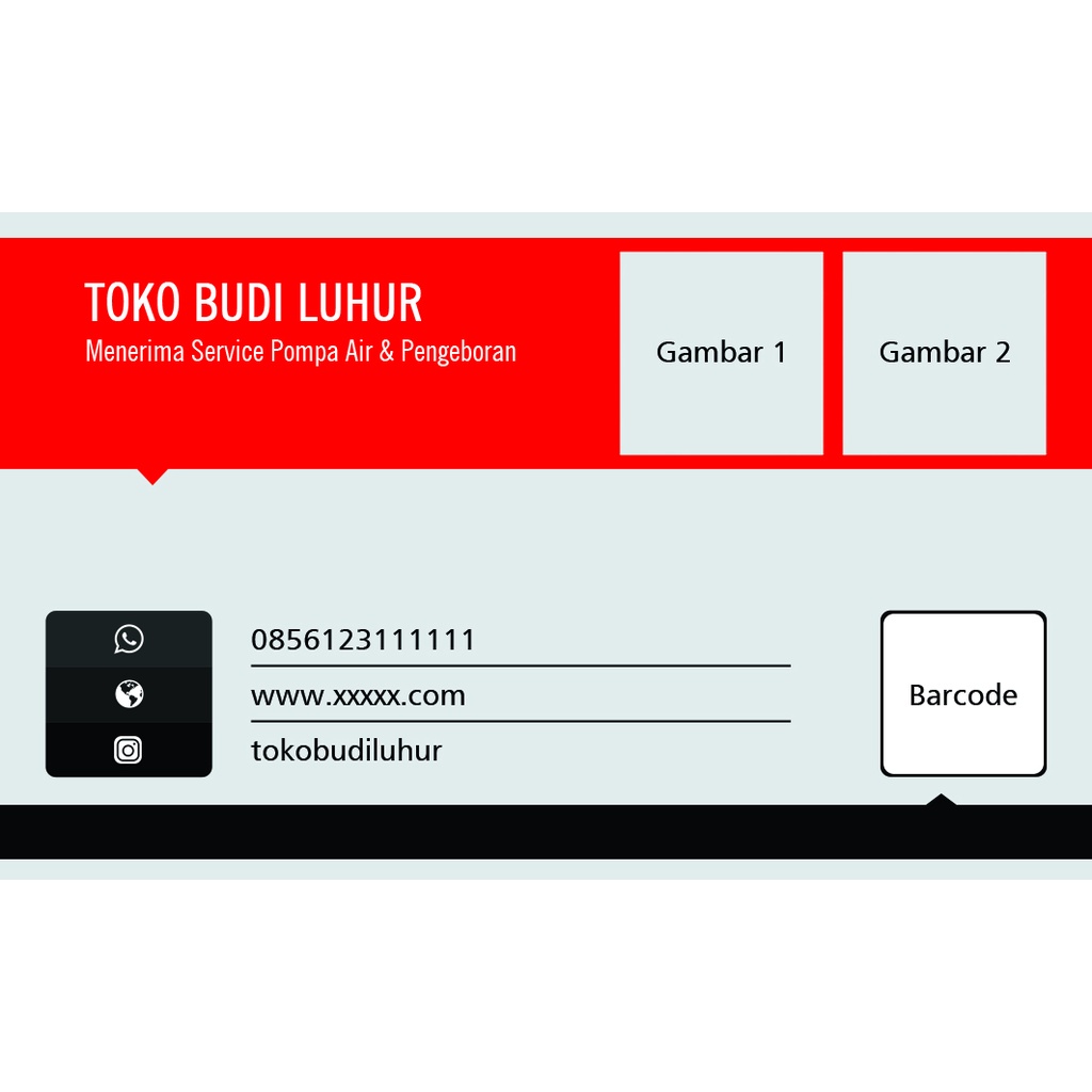 

Desain Kartu Nama (Template)