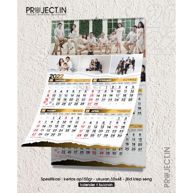 

Kalender Dinding Custom Foto 2025