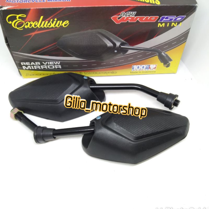 spion Mini Model Vario 150 Full Black Exclusive Universal Honda