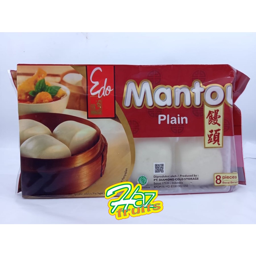 

EDO MANTAU PLAIN 320 GRAM - 8 PCS