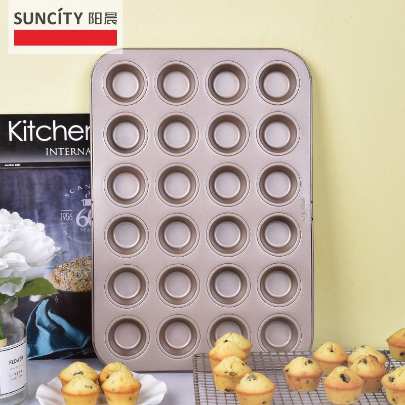 Suncity 24cups mini muffin cake pan / loyang cup cake mini