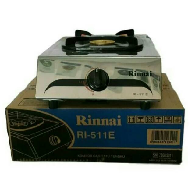 Kompor Rinnai 1 Tungku Stainless RI-511E