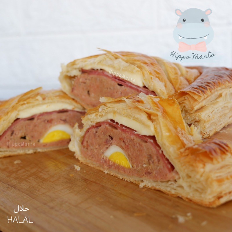 Picnic Roll / Beef Roll / Beef Pastry Snack Halal ( Hampers / Birthday / Gift)