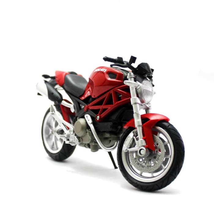 Diecast New Ray Vespa - Diecast Motogp - Diecast Ducati Diecast Miniatur Motor Ducati Monster 1100