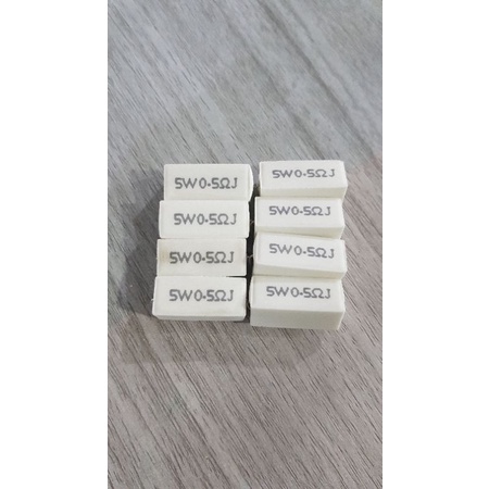 Resistor 5w 0,5ohm/resistor kapur