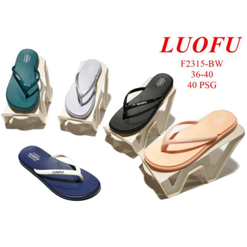 SANDAL JEPIT WANITA LUOFU IMPORT SANDAL KARET